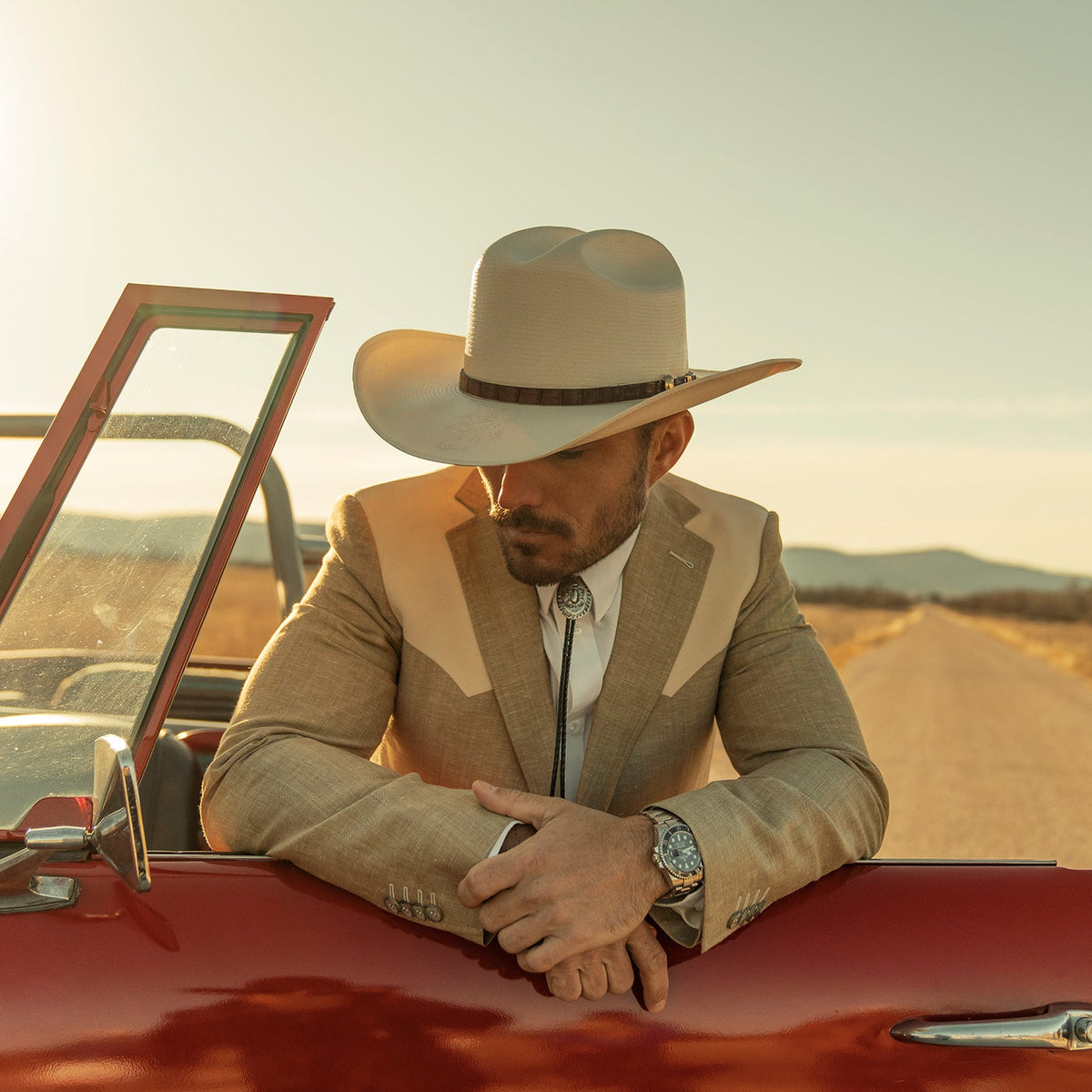 Evilla De Oro 1000X Straw Cowboy Hat Natural - Stetson