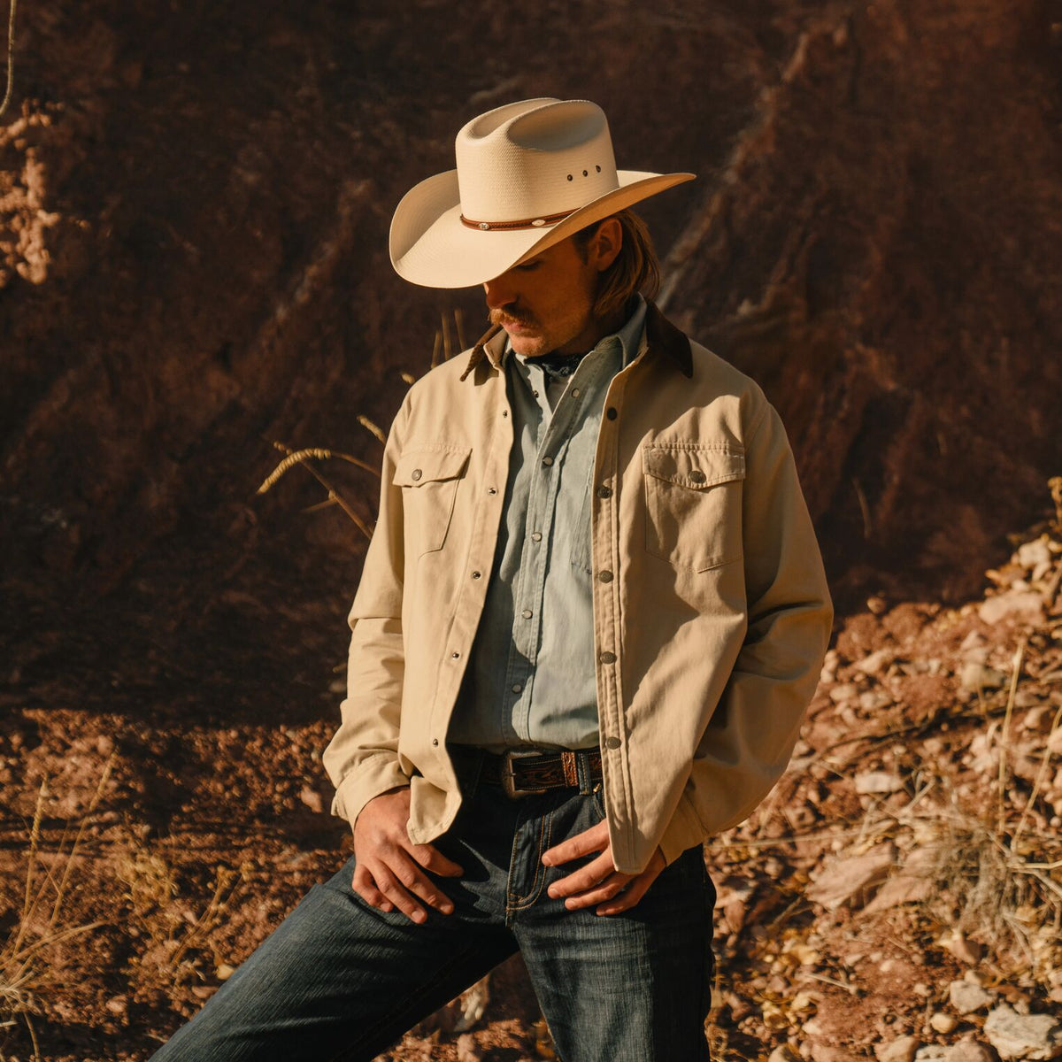 Alamo 10X Straw Cowboy Hat Natural - Stetson