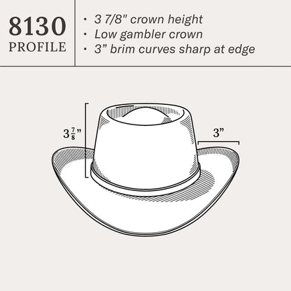 Royal Flush 10X Straw Cowboy Hat Natural - Stetson