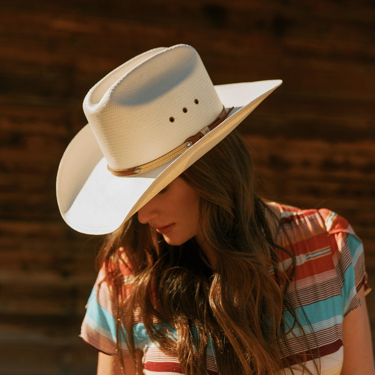 Grant 10X Straw Cowboy Hat Natural - Stetson