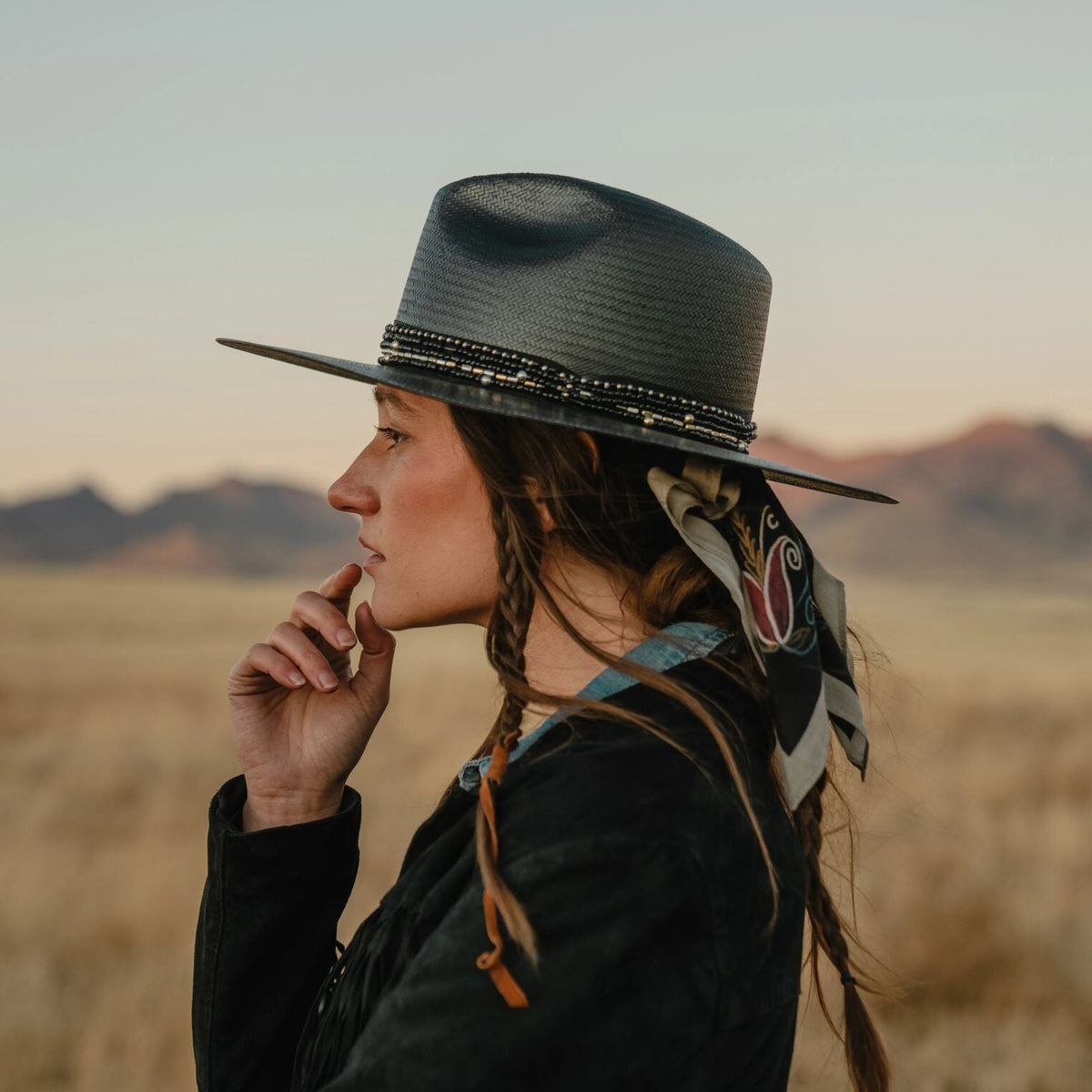 Kambra Straw Hat Black - Stetson