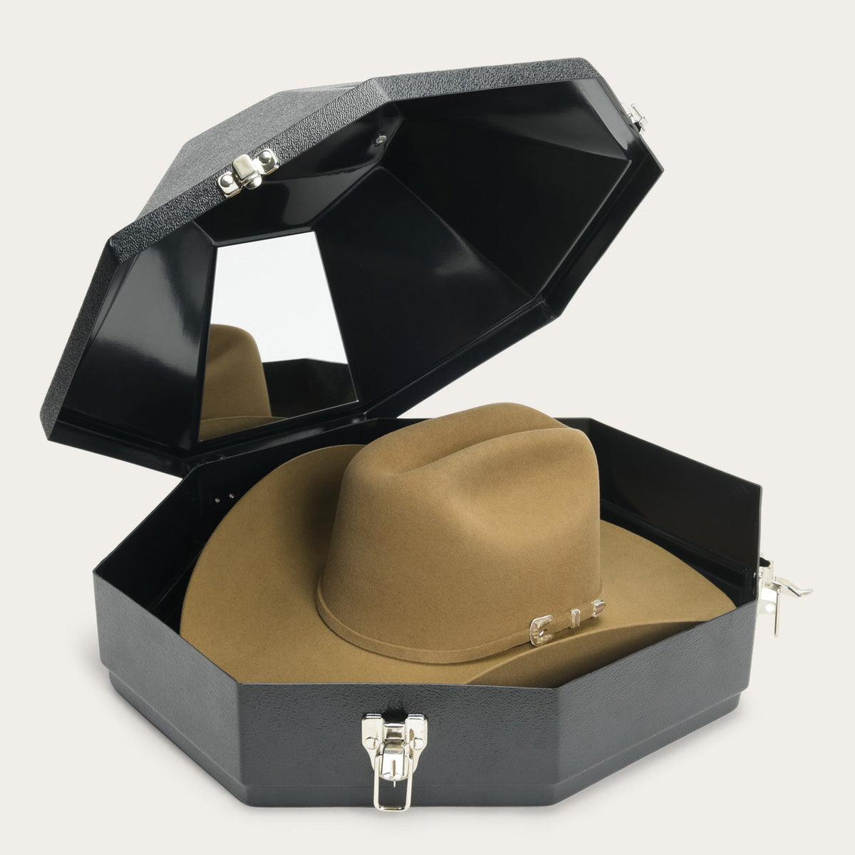 Stetson Branded Hat Case Black - Stetson