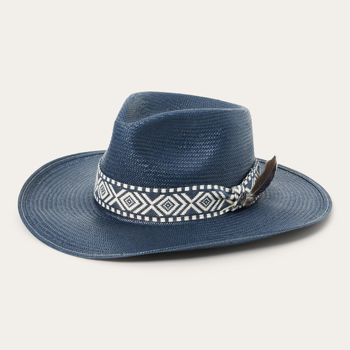 Pemberton Straw Hat Navy - Stetson