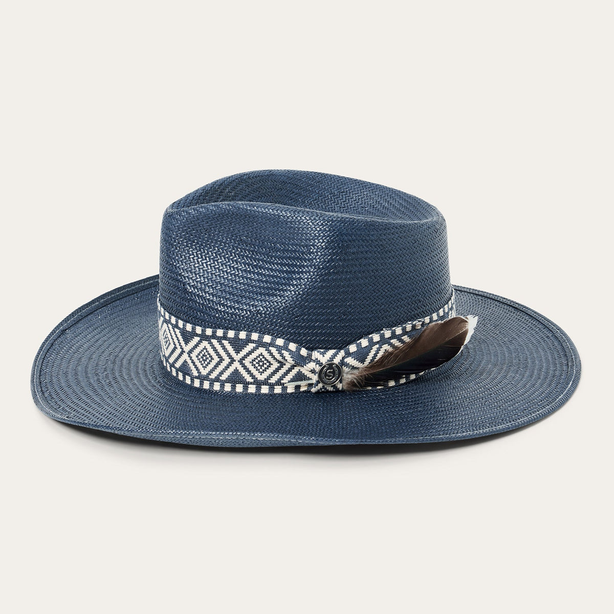 Pemberton Straw Hat Navy - Stetson