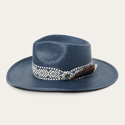 Pemberton Straw Hat Navy - Stetson