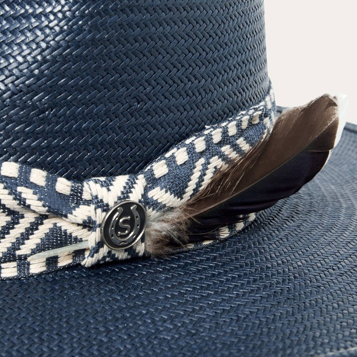 Pemberton Straw Hat Navy - Stetson