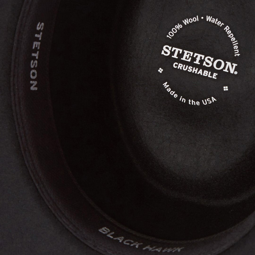 Black Hawk Outdoor Hat Black - Stetson