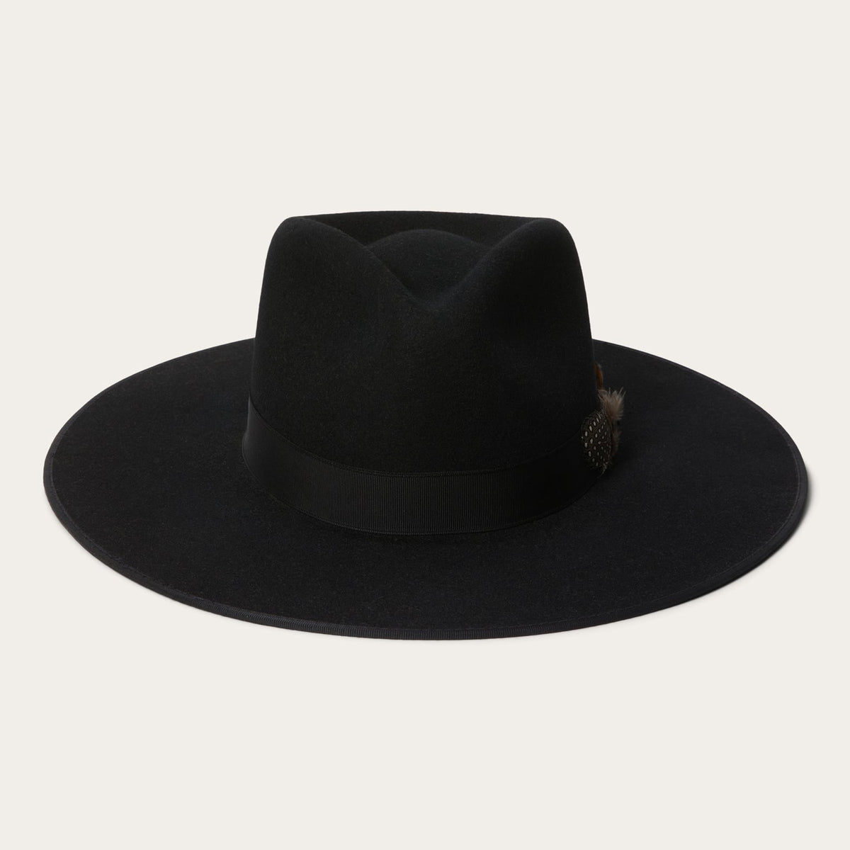 Midtown Wide Flat Brim Hat Black - Stetson