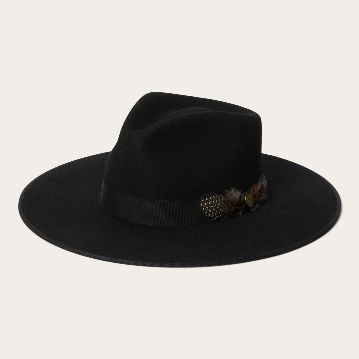 Midtown Wide Flat Brim Hat Black - Stetson