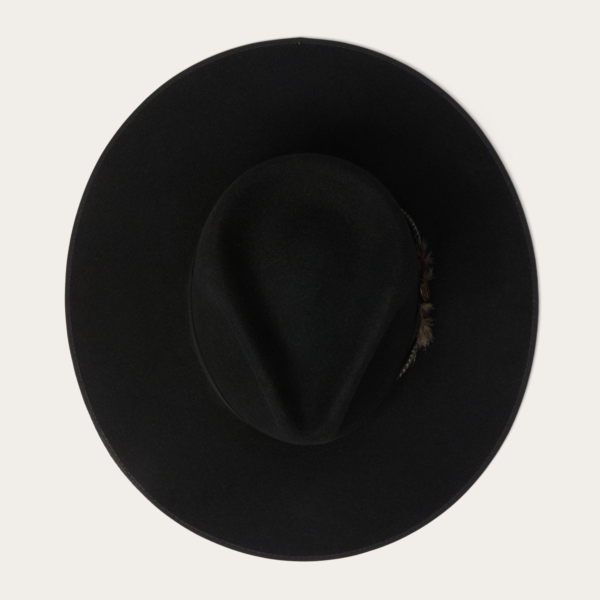 Midtown Wide Flat Brim Hat Black - Stetson