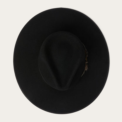 Midtown Wide Flat Brim Hat Black - Stetson