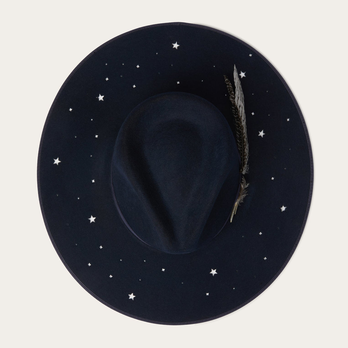 Night Sky Fedora Navy - Stetson