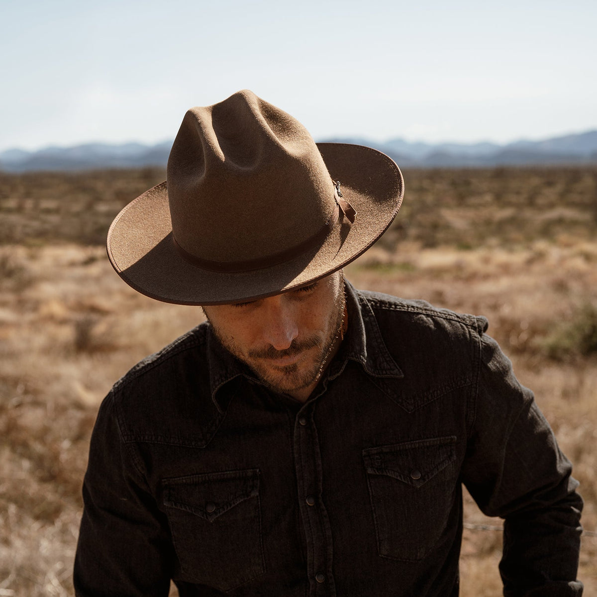 Open Road 6X Cowboy Hat Brown Mix - Stetson