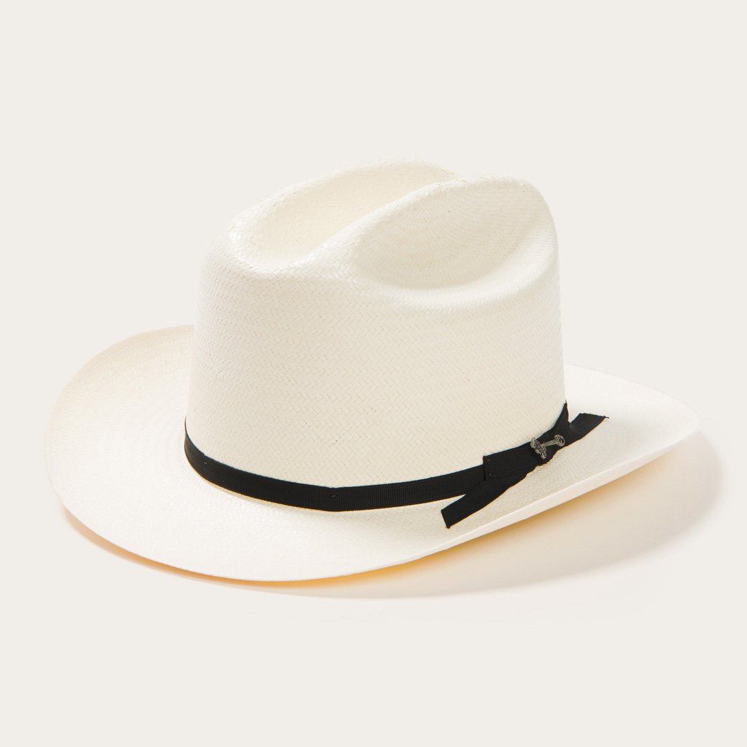 Open Road 6X Straw Cowboy Hat Natural - Stetson