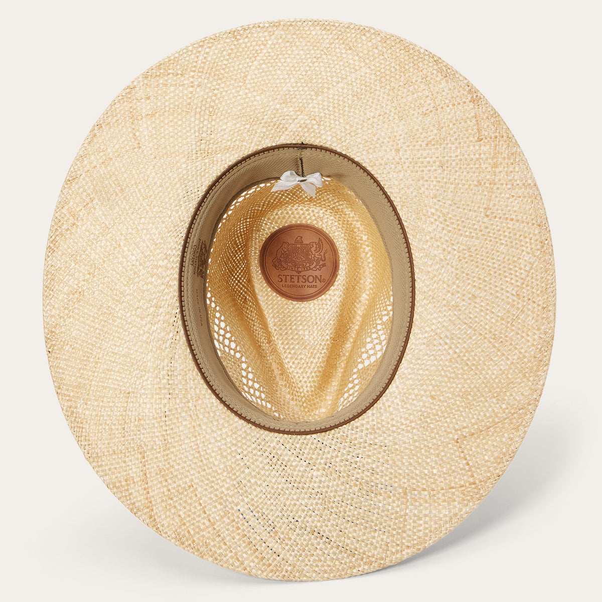 Chorus Straw Flat Brim Hat Natural - Stetson
