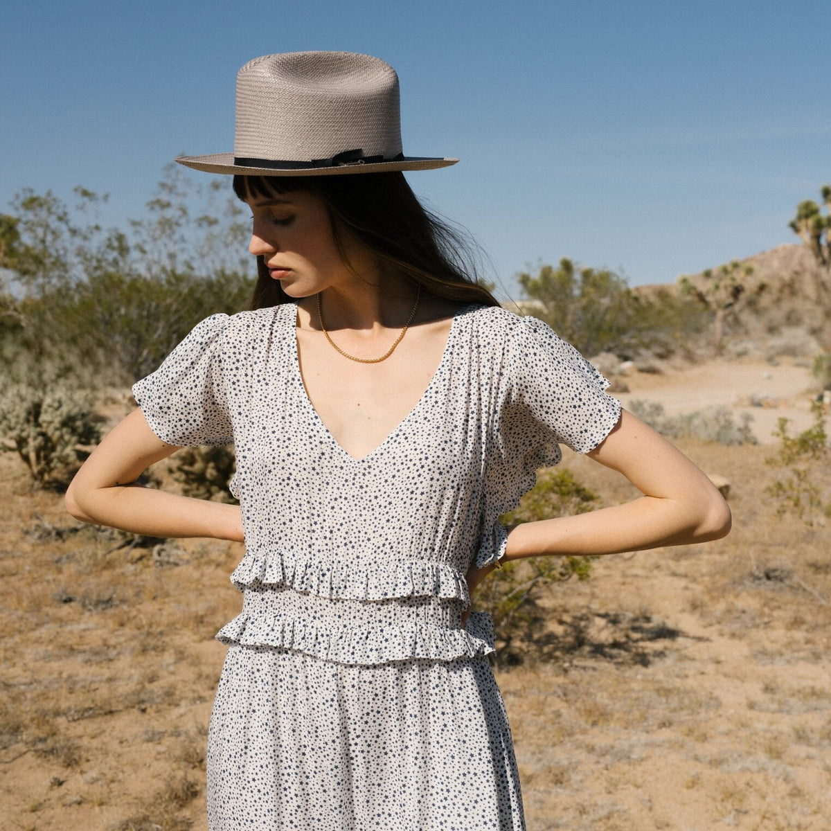 Open Road Straw Hat Taupe - Stetson