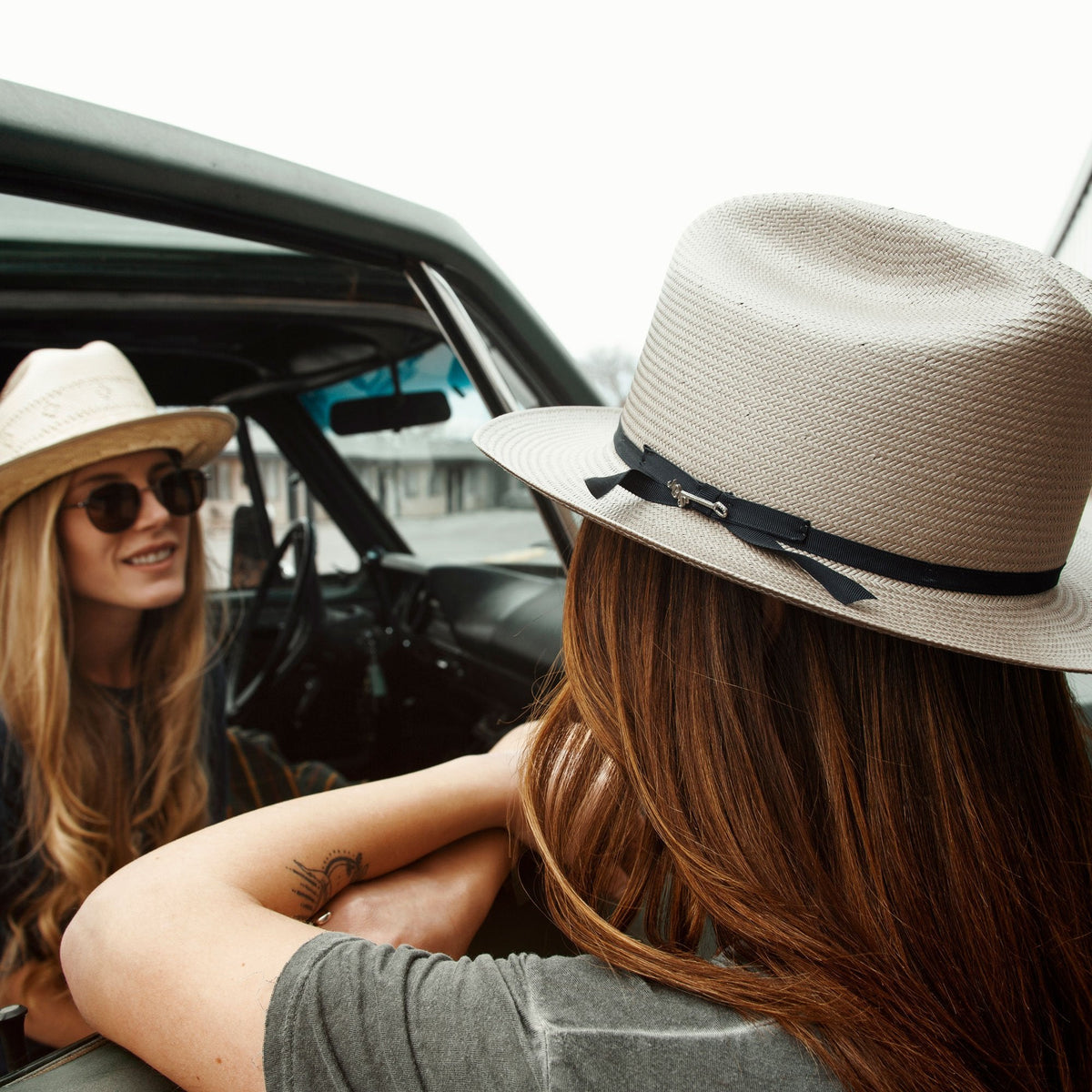 Open Road Straw Hat Taupe - Stetson