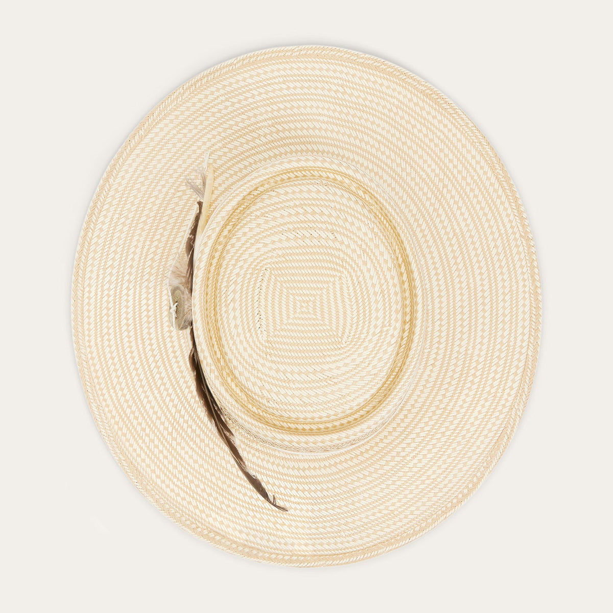 Batterson Straw Hat Natural/Tan - Stetson