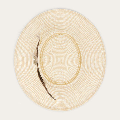 Batterson Straw Hat Natural/Tan - Stetson