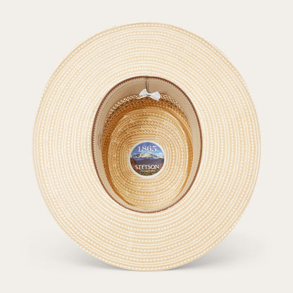 Batterson Straw Hat Natural/Tan - Stetson