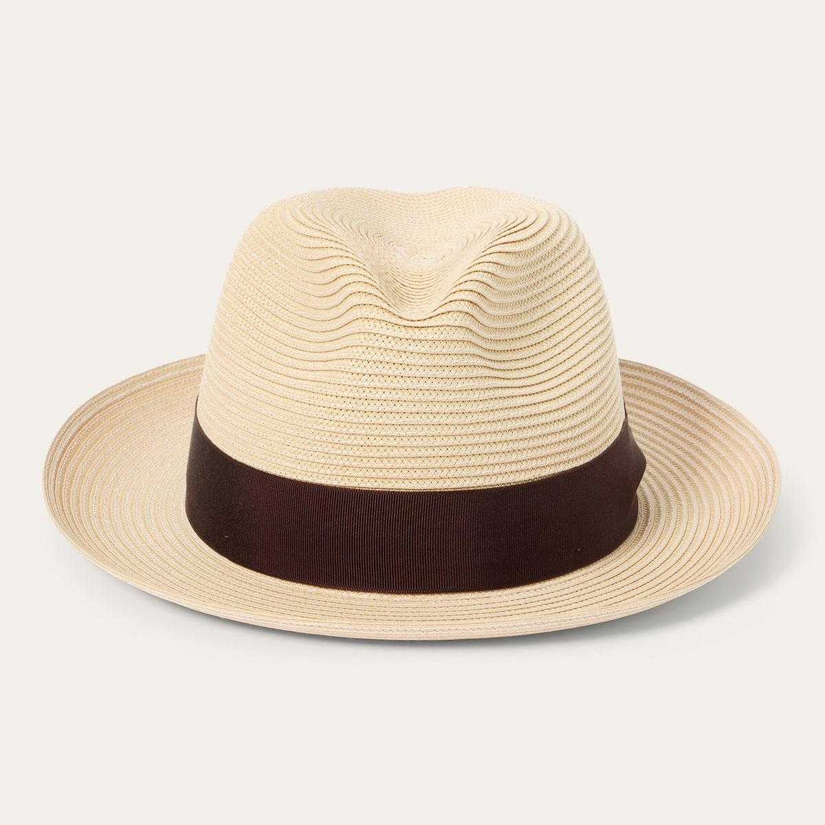 Rosebud Straw Fedora Sand - Stetson