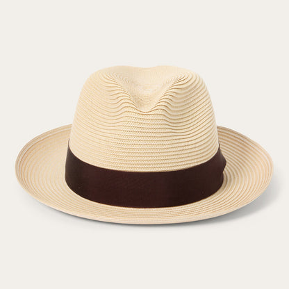 Rosebud Straw Fedora Sand - Stetson