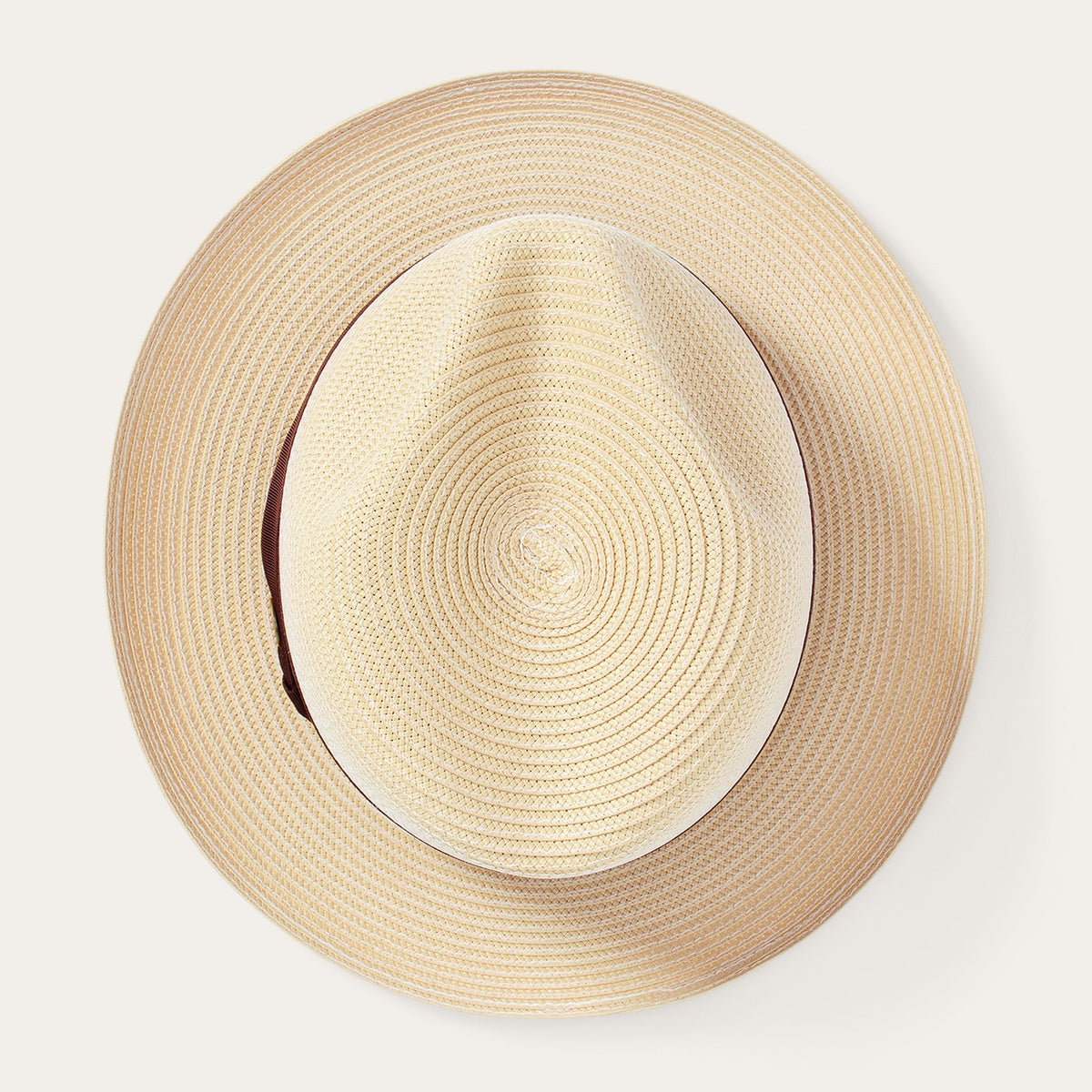 Rosebud Straw Fedora Sand - Stetson