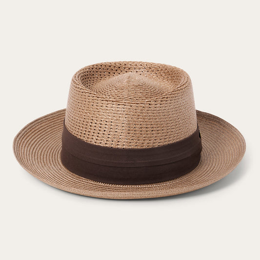 Bishop Straw Hat Cognac - Stetson