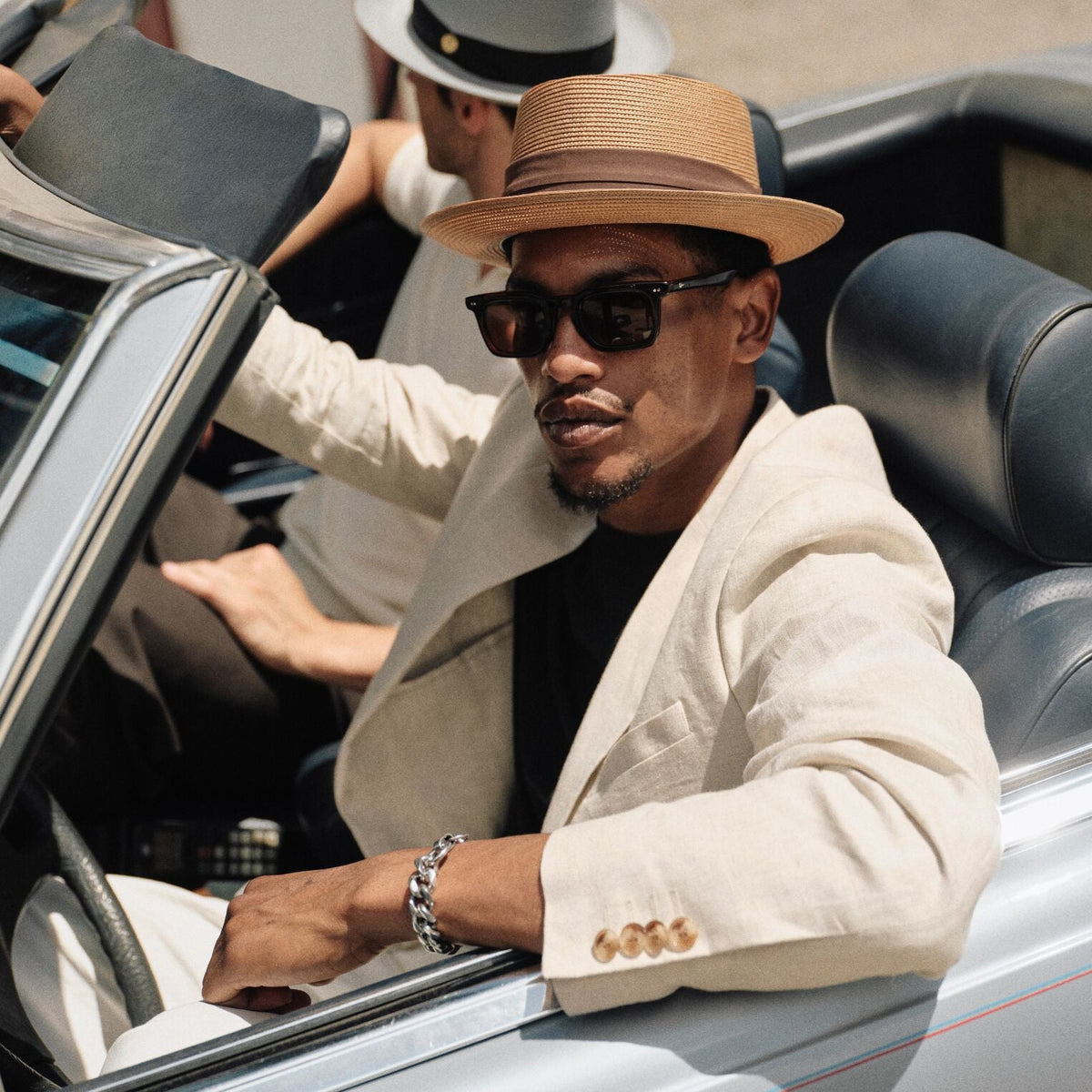 Bishop Straw Hat Cognac - Stetson
