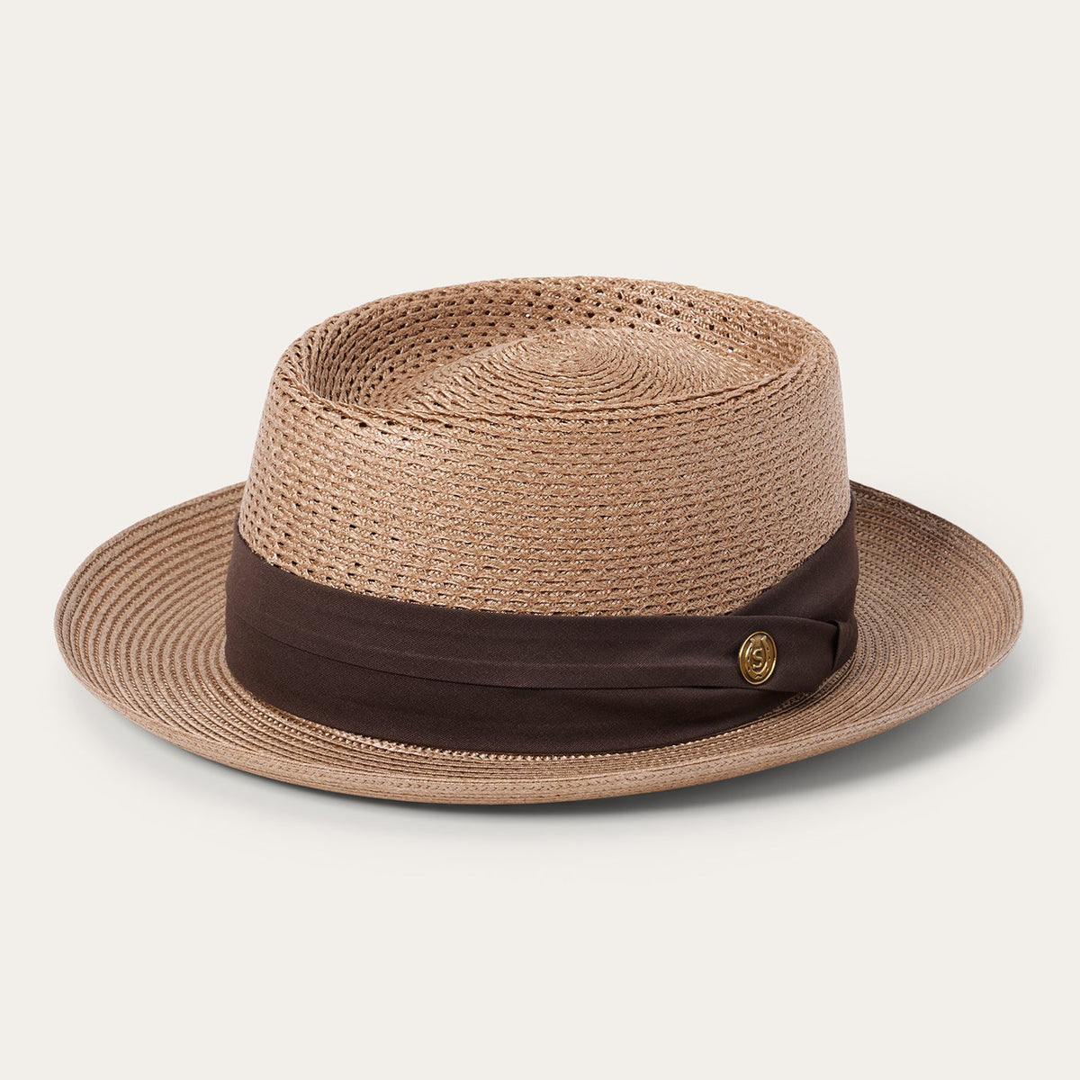Bishop Straw Hat Cognac - Stetson