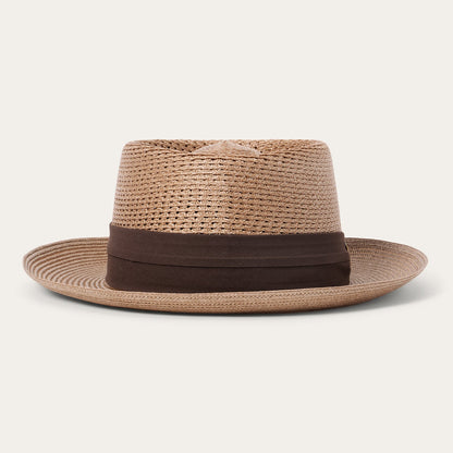 Bishop Straw Hat Cognac - Stetson