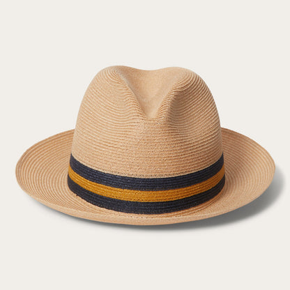 Triad Straw Fedora Mustard - Stetson