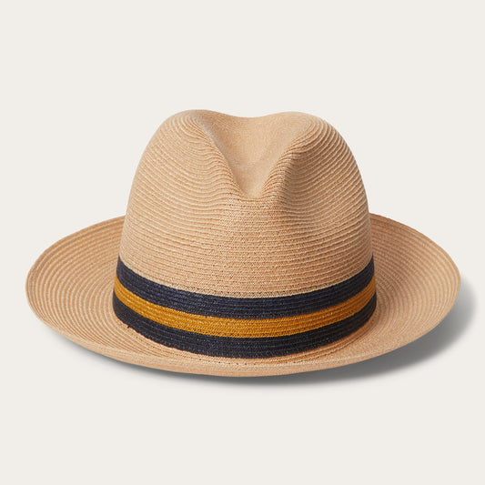 Triad Straw Fedora Mustard - Stetson