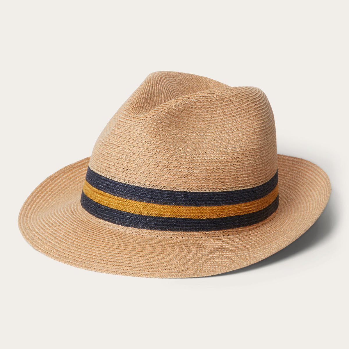 Triad Straw Fedora Mustard - Stetson