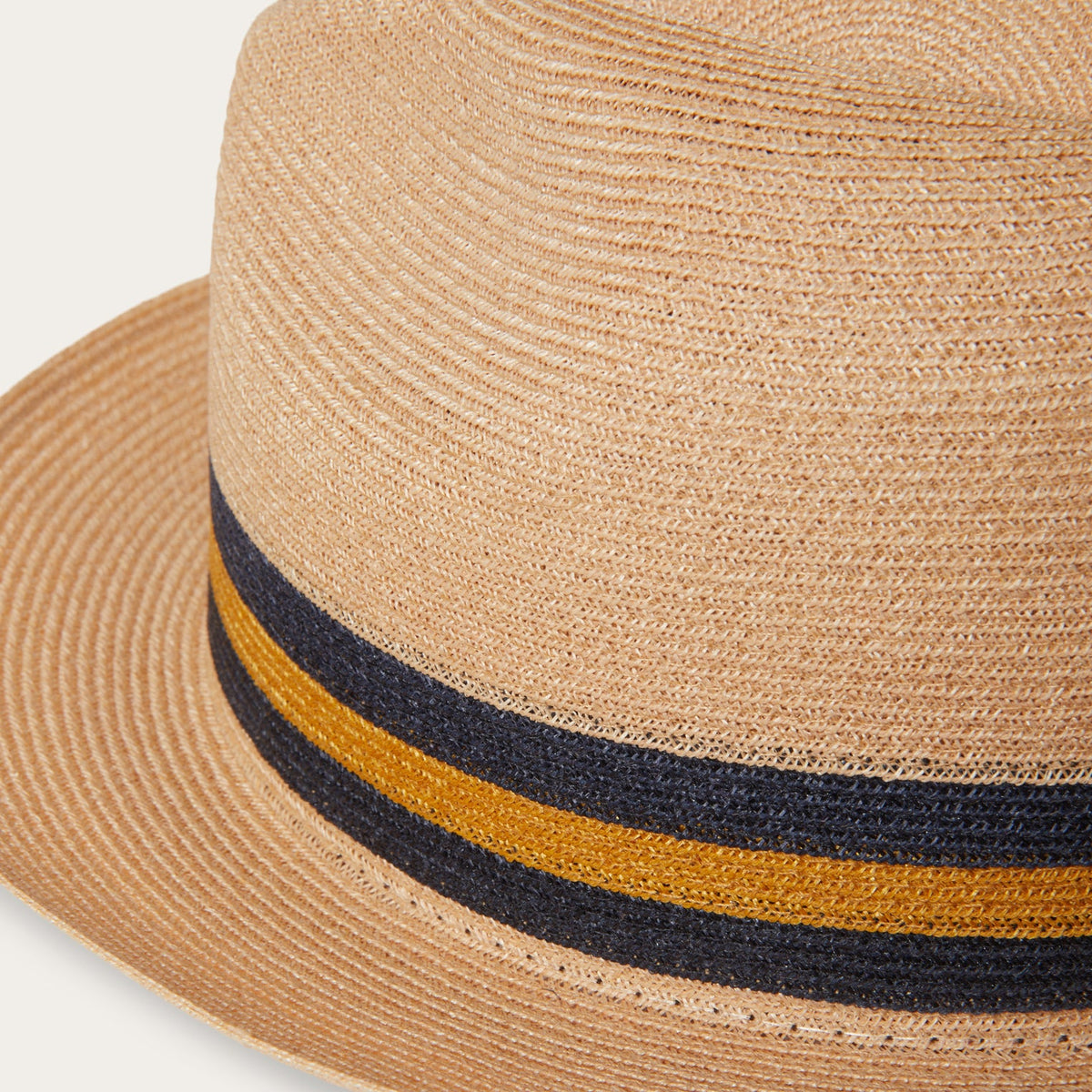 Triad Straw Fedora Mustard - Stetson