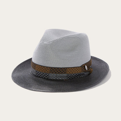 Andover Milan Fedora Grey Black - Stetson