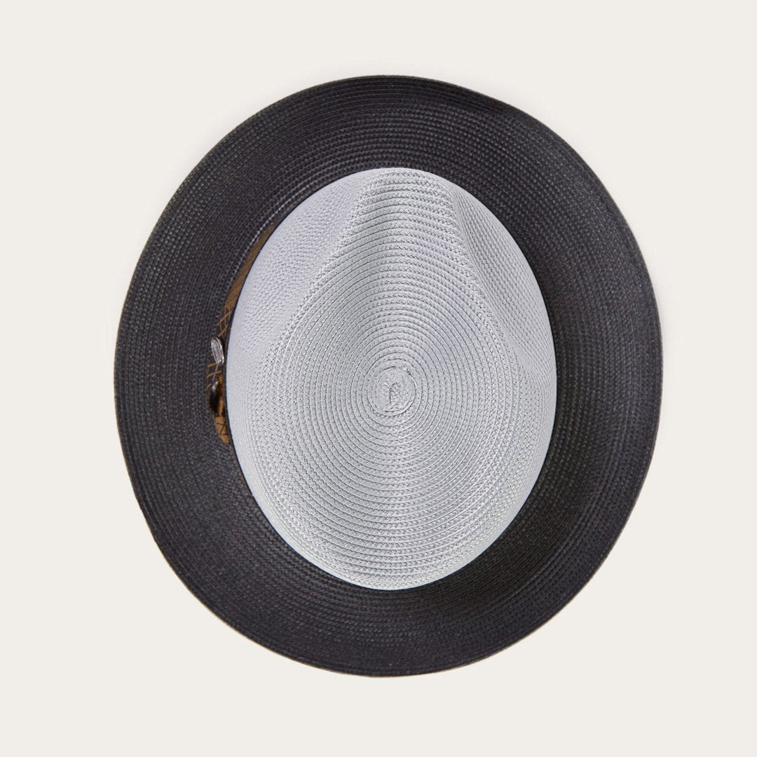 Andover Milan Fedora Grey Black - Stetson