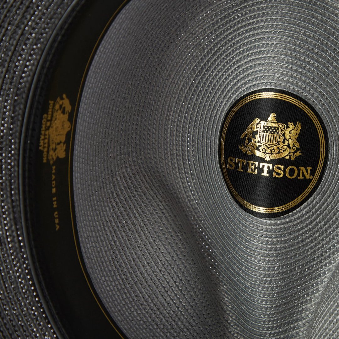 Andover Milan Fedora Grey Black - Stetson