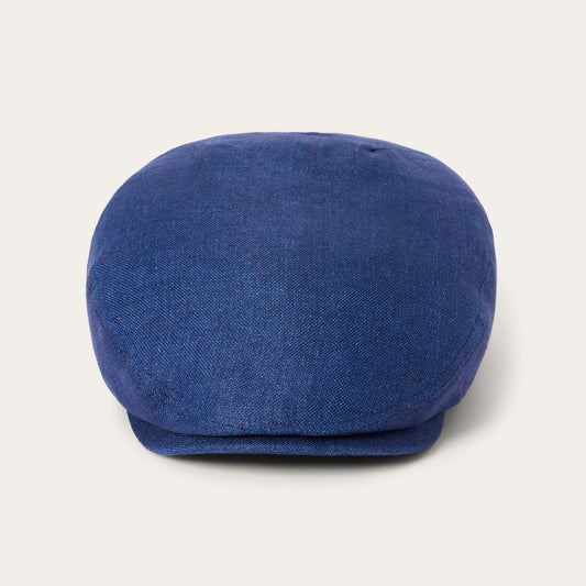 Linen Driver Cap Navy - Stetson