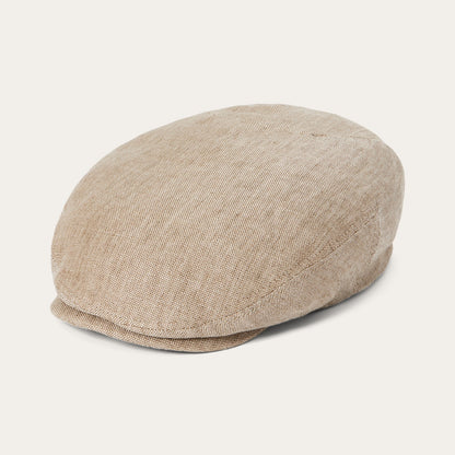 Linen Driver Cap Beige - Stetson