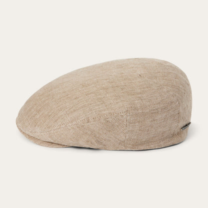Linen Driver Cap Beige - Stetson