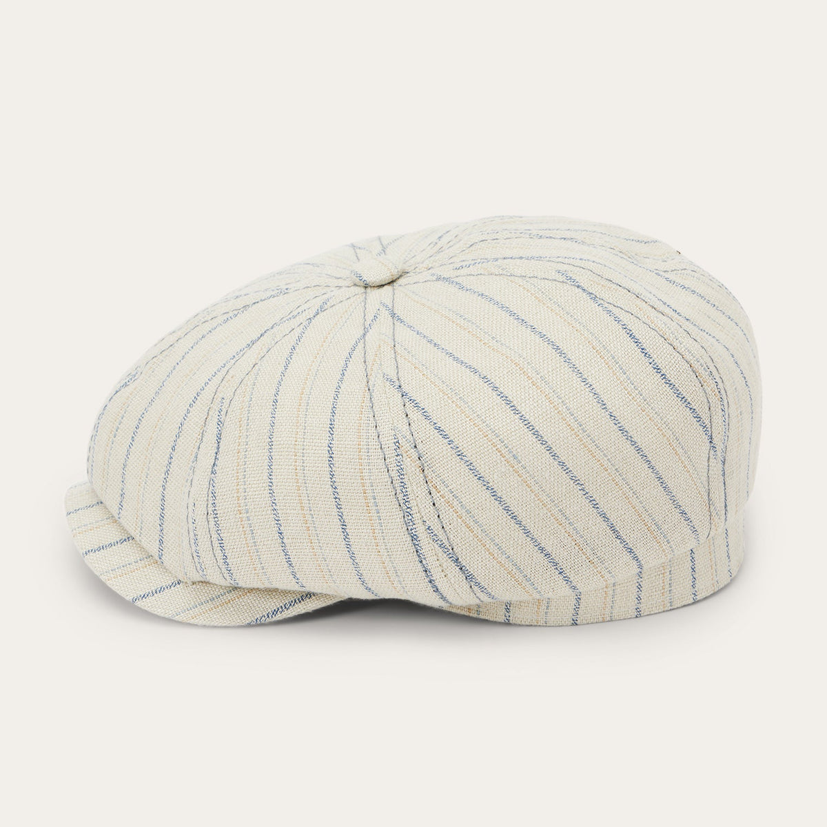 Striped Linen Hatteras Off White with Stripes - Stetson
