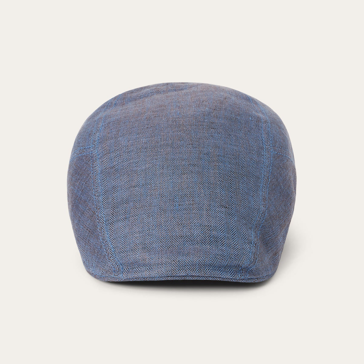 Herringbone Linen Ivy Cap Blue Herringbone - Stetson