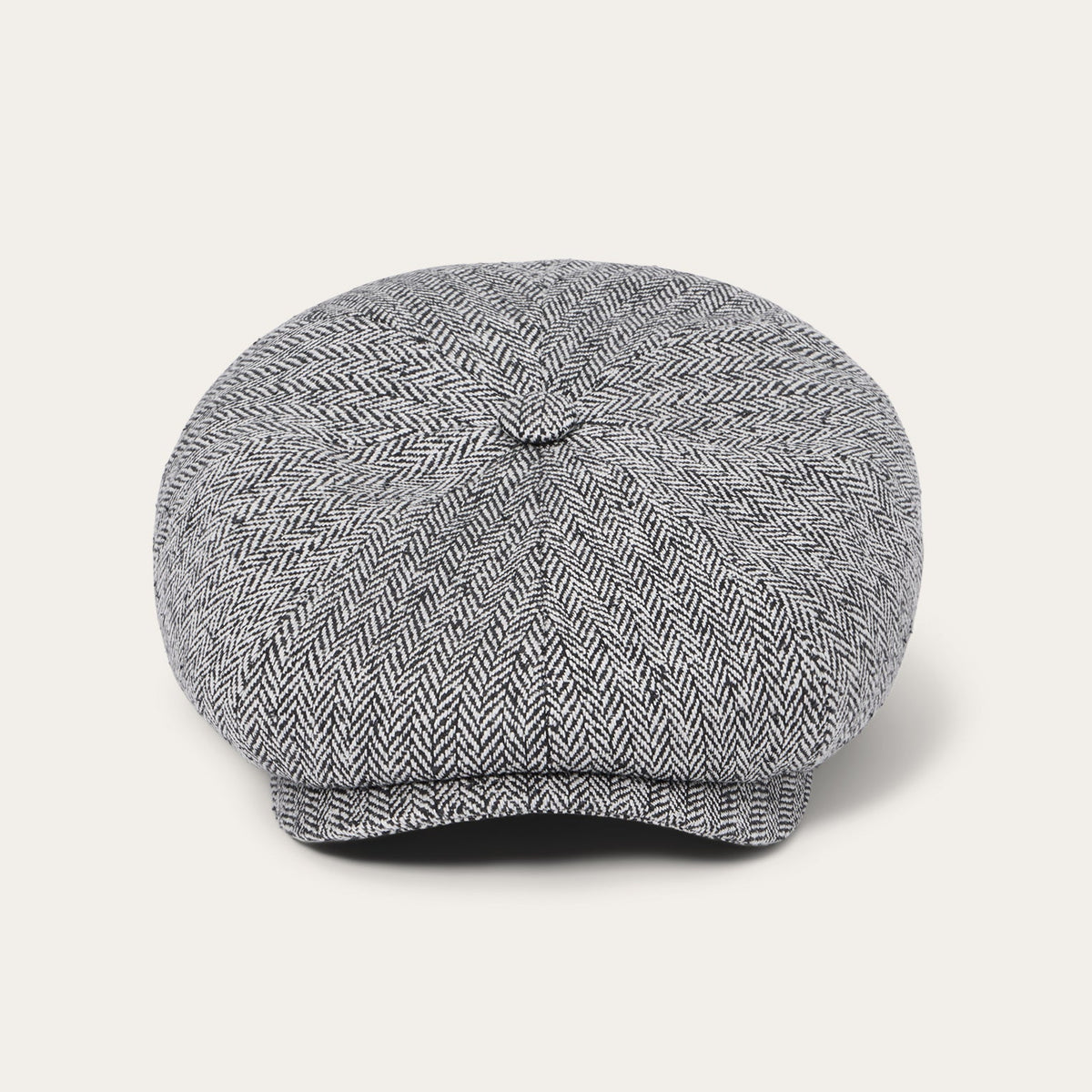 Herringbone Silk Hatteras Black Herringbone - Stetson