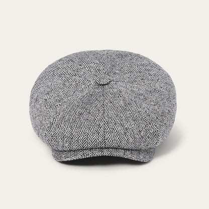 Herringbone Silk Hatteras Black Herringbone - Stetson