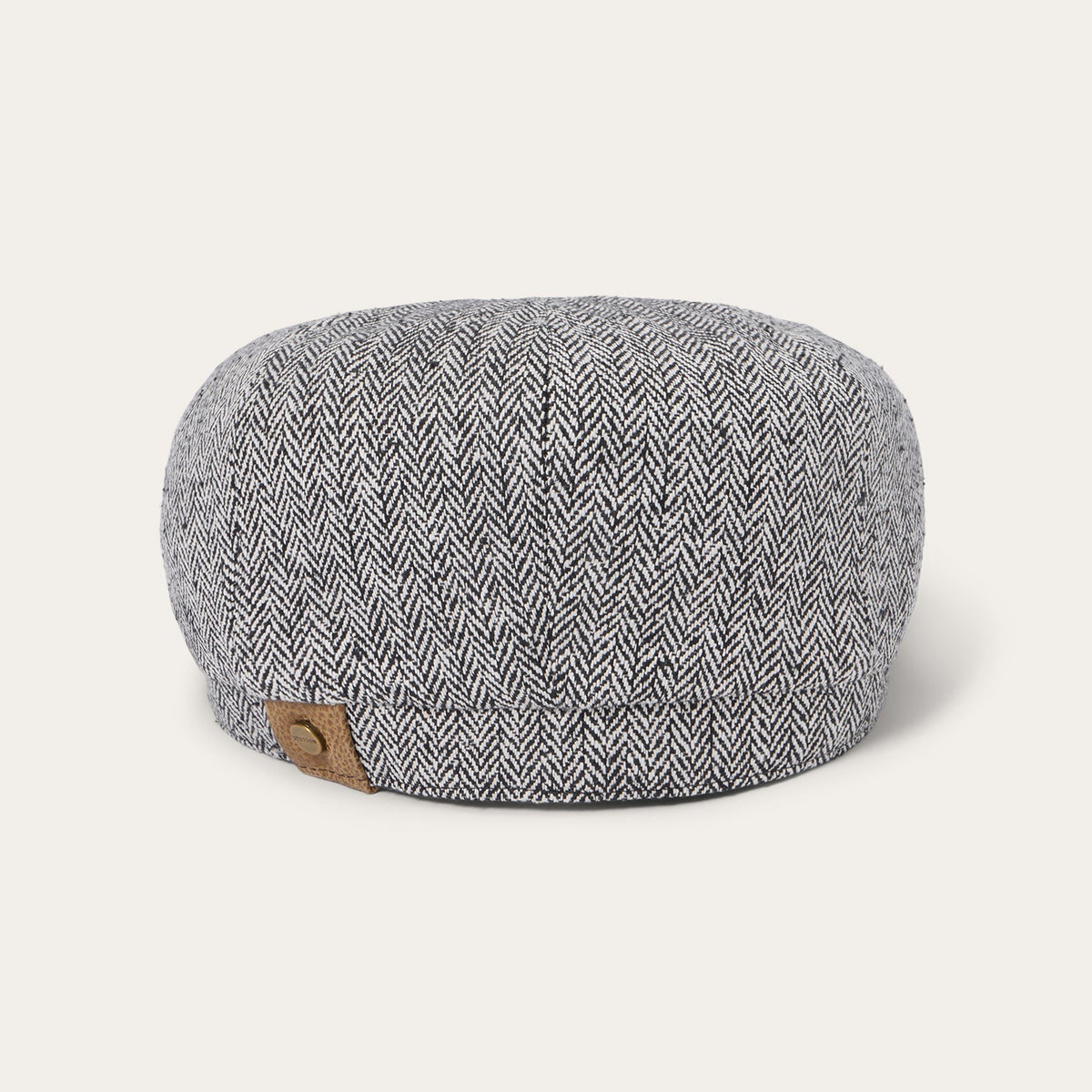 Herringbone Silk Hatteras Black Herringbone - Stetson