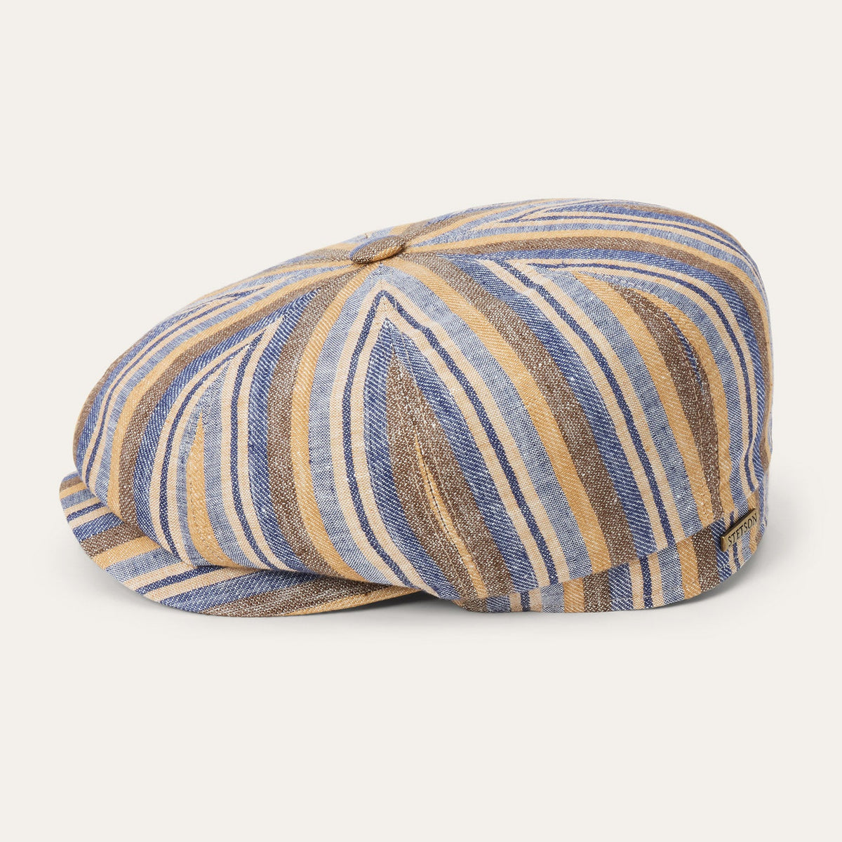 Linen Stripe Hatteras Blue / Beige Stripe - Stetson