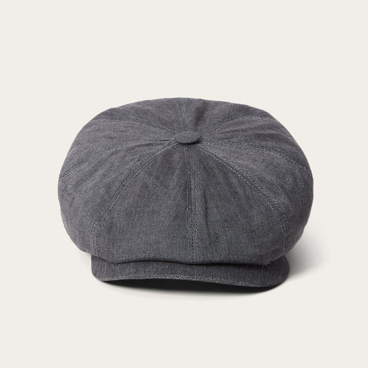 Linen Hatteras Newsboy Grey - Stetson