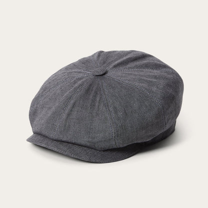 Linen Hatteras Newsboy Grey - Stetson