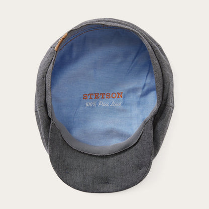 Linen Hatteras Newsboy Grey - Stetson